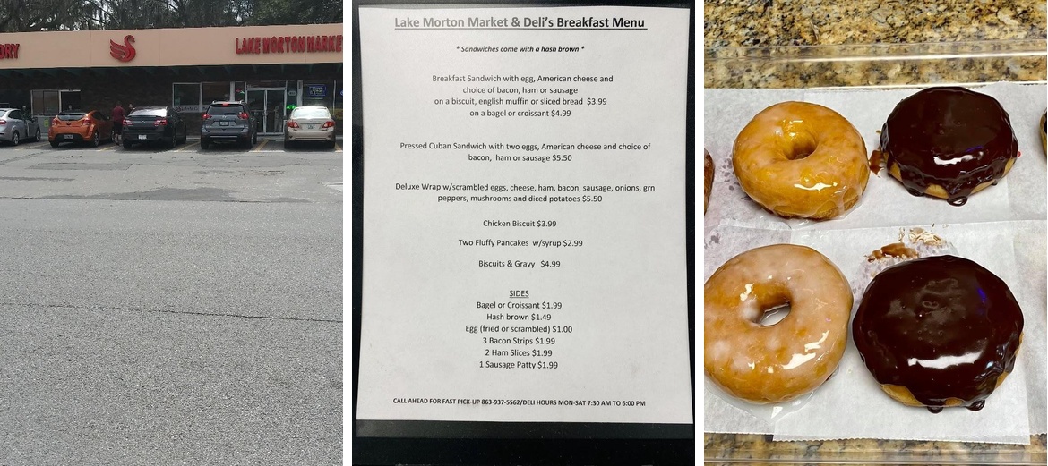 Lake Morton Market & Deli Menu